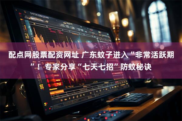 配点网股票配资网址 广东蚊子进入“非常活跃期”！专家分享“七天七招”防蚊秘诀